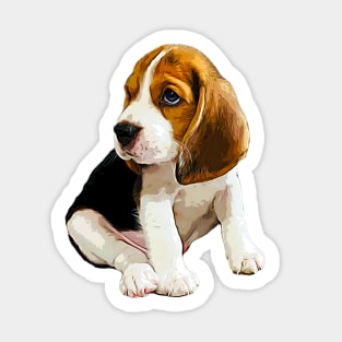 Beagle Cute Puppy Dog Sticker